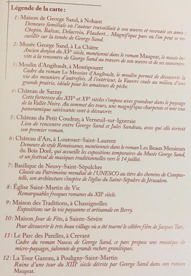 Gite Les Tazons - Pays De George Sand Montipouret Buitenkant foto